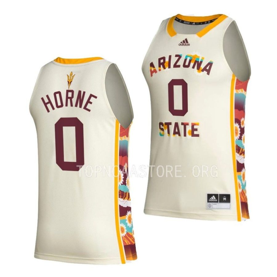 dj horne arizona state sun devils bhe basketball honoring black excellencewhite jersey scaled