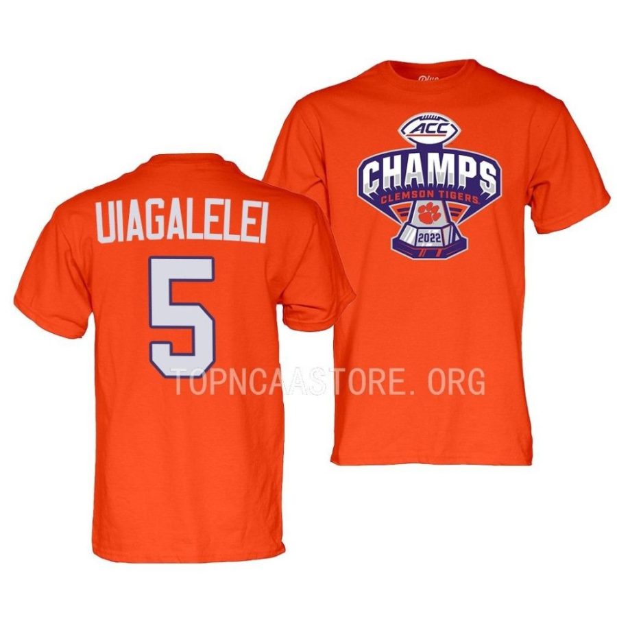 dj uiagalelei locker room 2022 acc football champs orange shirt scaled