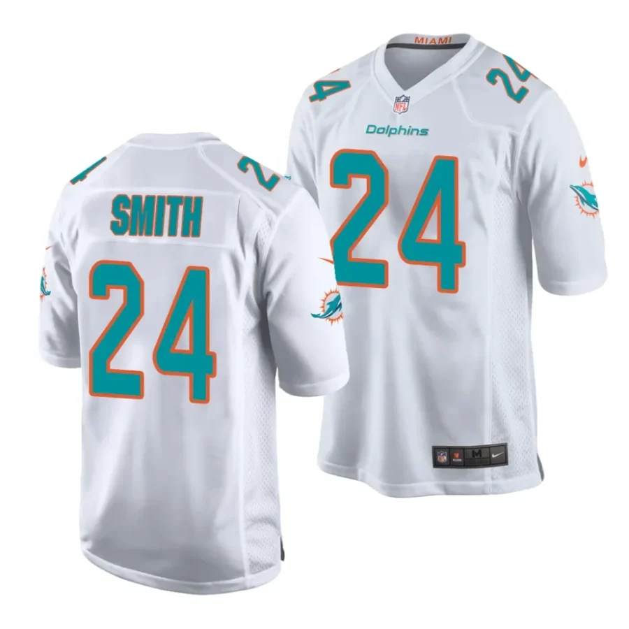 dolphins cam smith white 2023 nfl draft game jersey scaled