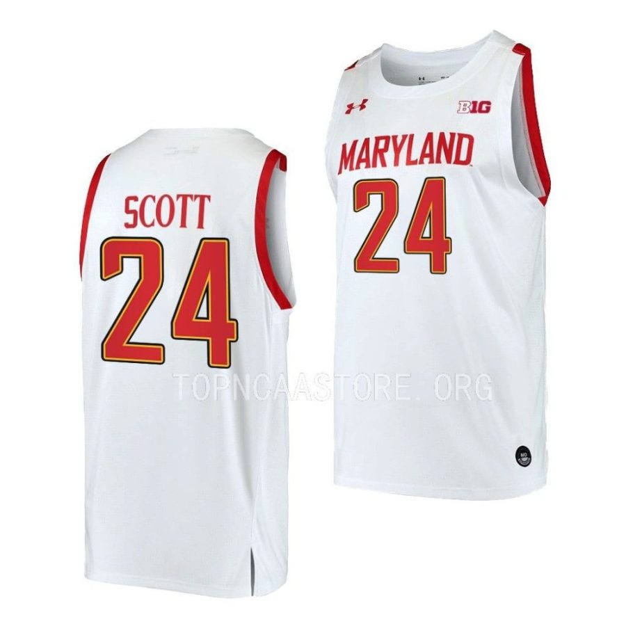 donta scott maryland terrapins home basketball 2022 23 replica jersey scaled