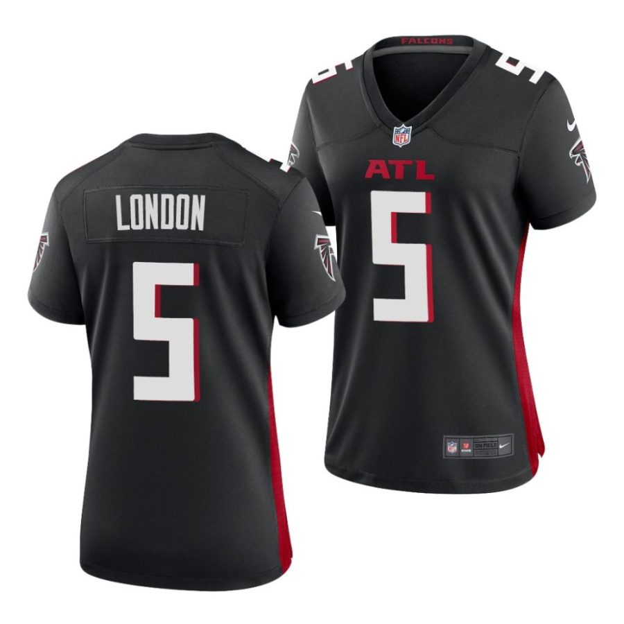 drake london atlanta falcons 2022 nfl draft game women black jersey scaled