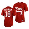 drew williamson alabama crimson tide 2022college baseball menfull button jersey scaled
