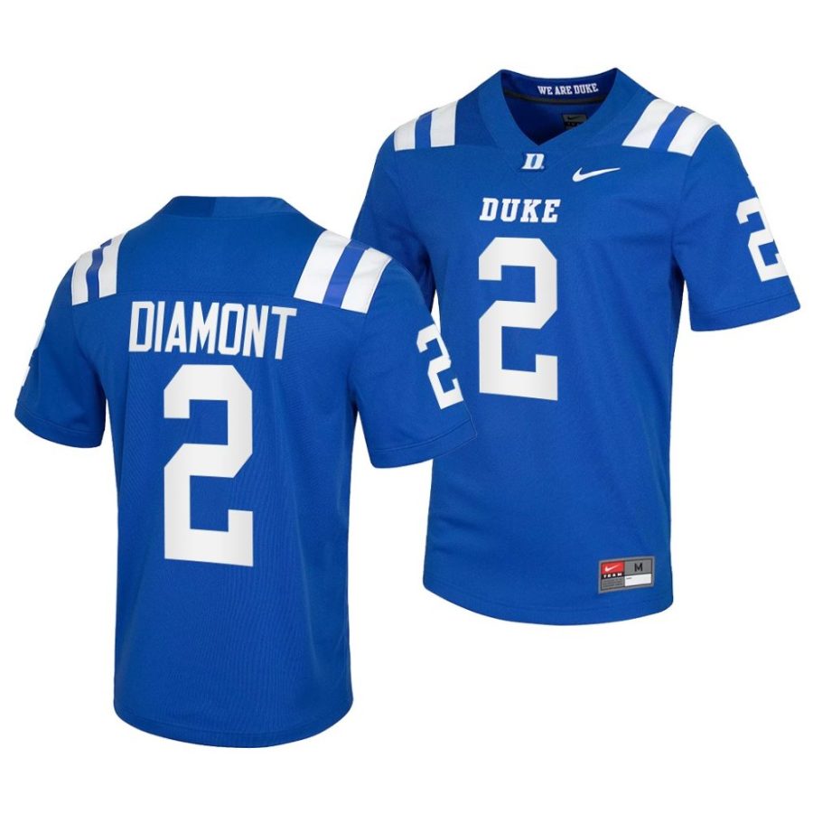 duke blue devils luca diamont blue college football jersey scaled