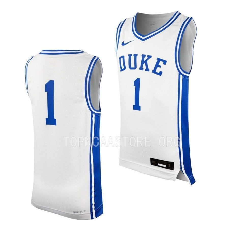 duke blue devils white icon youth jersey scaled