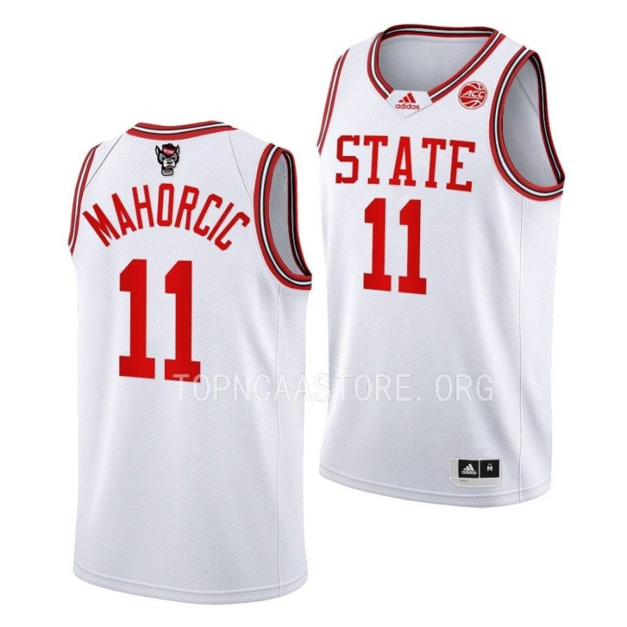 dusan mahorcic white 1983 throwback nc state wolfpack40th anniversary jersey scaled