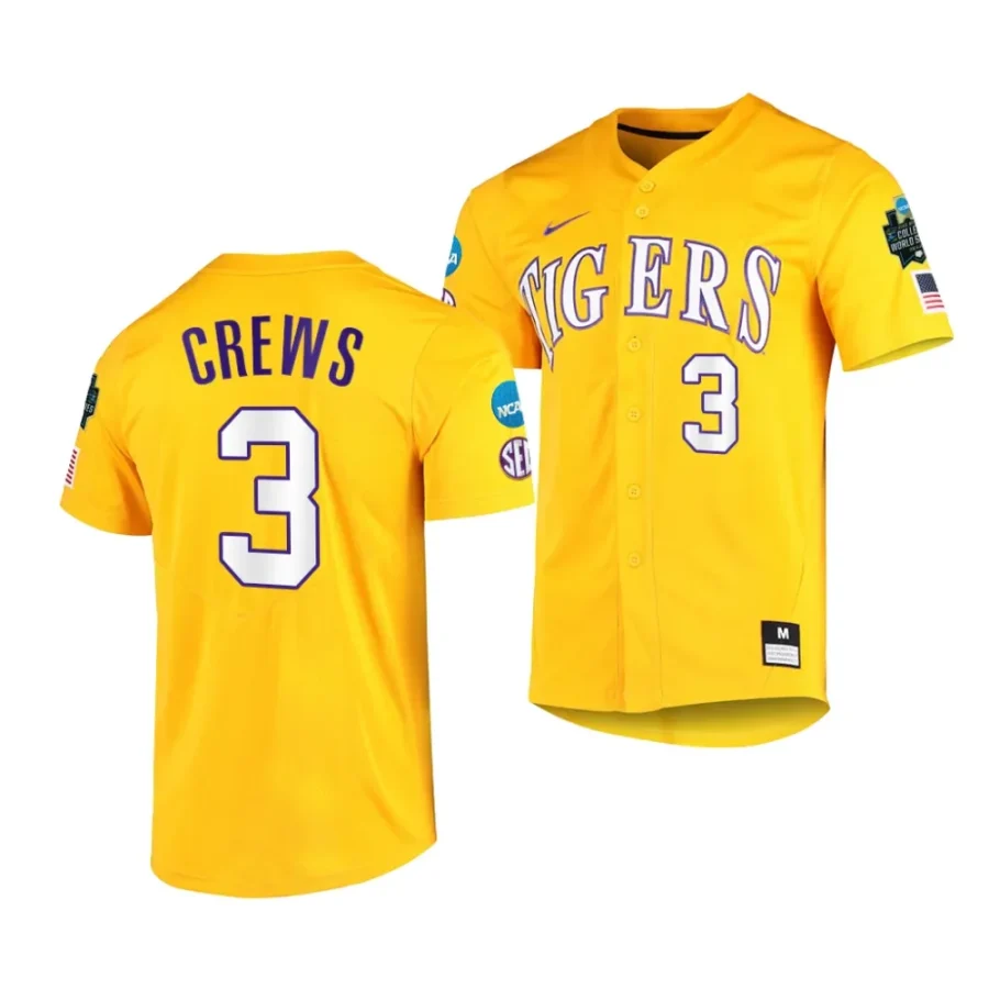 dylan crews lsu tigers 2023 college world series menncaa baseball jersey scaled