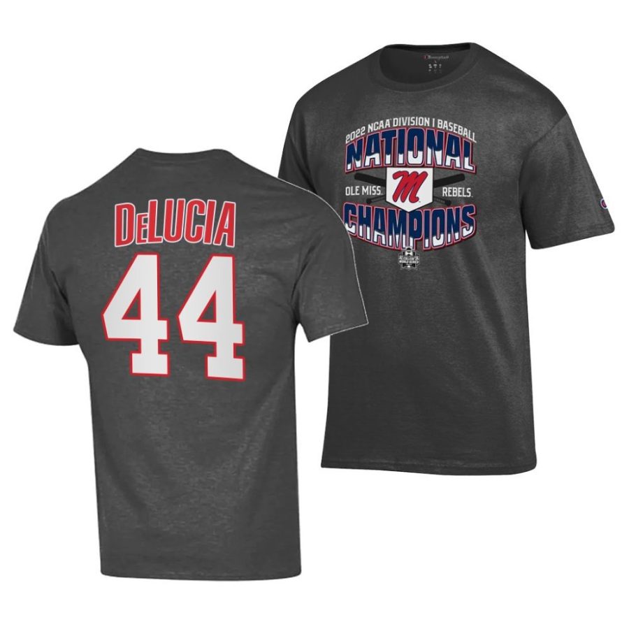 dylan delucia charcoal 2022 college world series champions locker room t shirt scaled