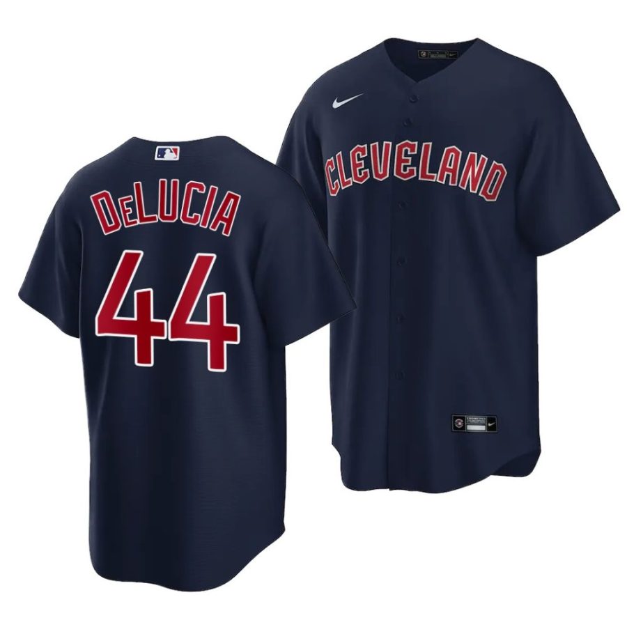 dylan delucia guardians alternate 2022 mlb draft replica navy jersey scaled