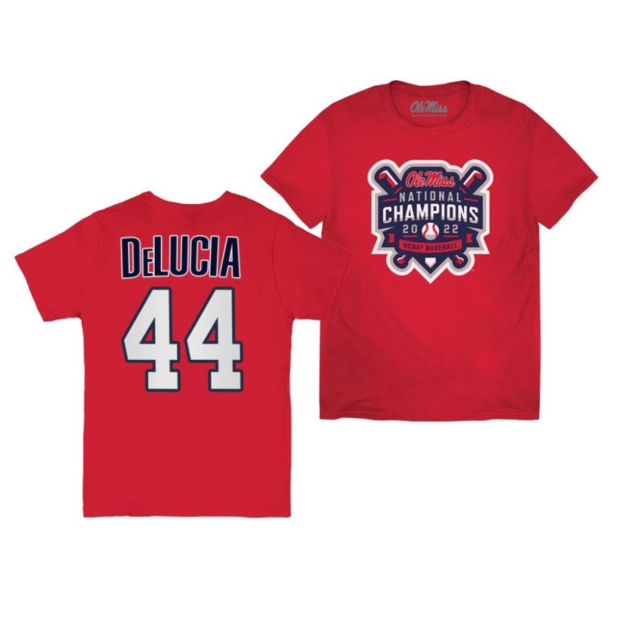 dylan delucia official logo 2022 college world series champions red shirt scaled