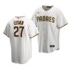 dylan lesko padres home 2022 mlb draft replica white jersey scaled