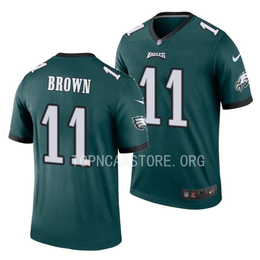 eagles a.j. brown green legend jersey scaled