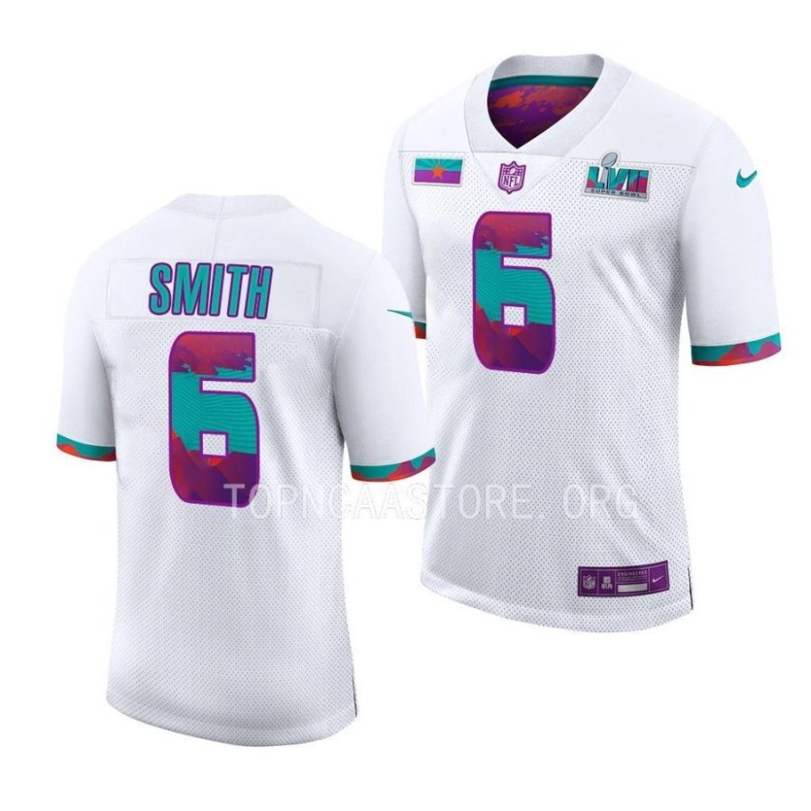 eagles devonta smith white super bowl lvii vapor limited jersey scaled