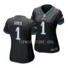 eagles jalen hurts black game women'sjersey scaled