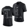 eagles jalen hurts black rflctv limited jersey scaled