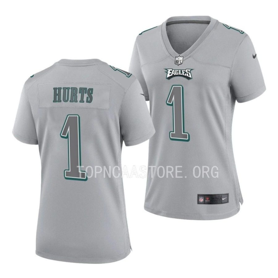 eagles jalen hurts gray game atmosphere women'sjersey scaled