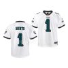 eagles jalen hurts youth white game jersey scaled