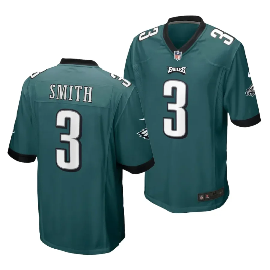 eagles nolan smith green 2023 nfl draft game jersey scaled