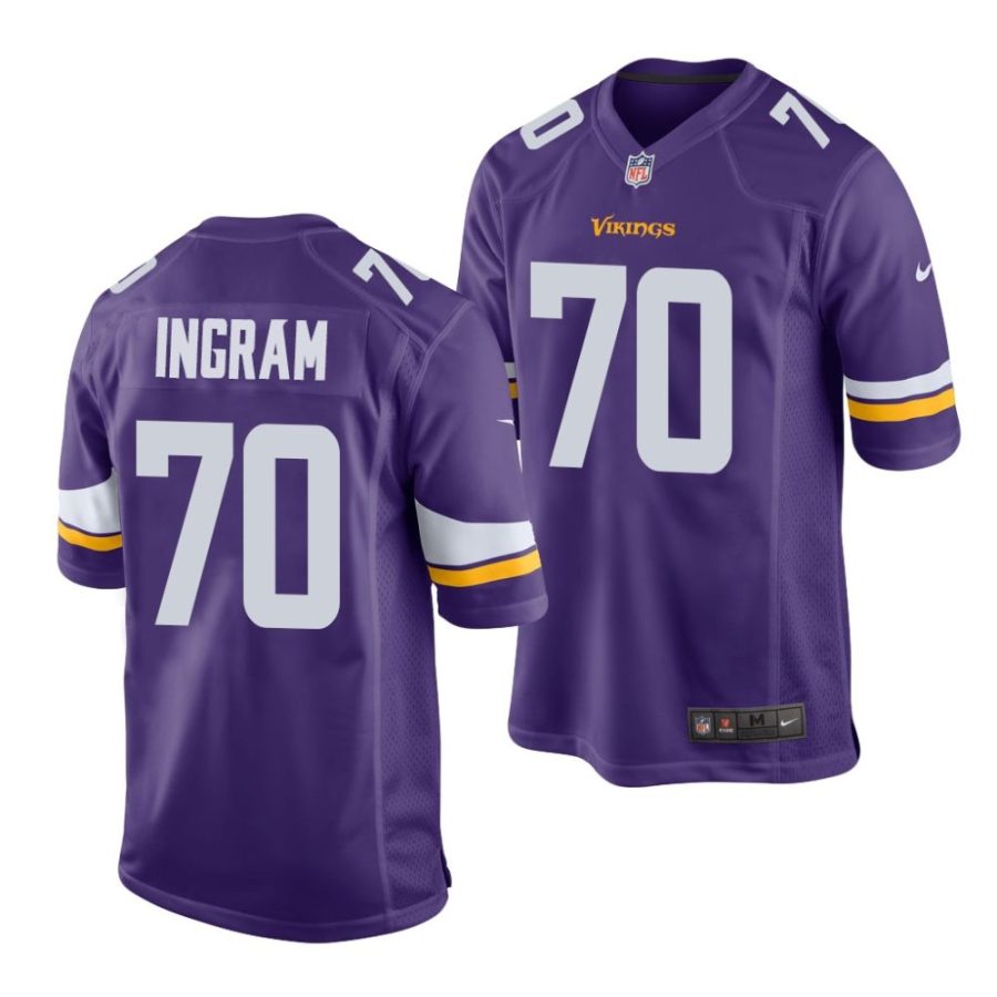 ed ingram minnesota vikings 2022 nfl draft game men purple jersey scaled