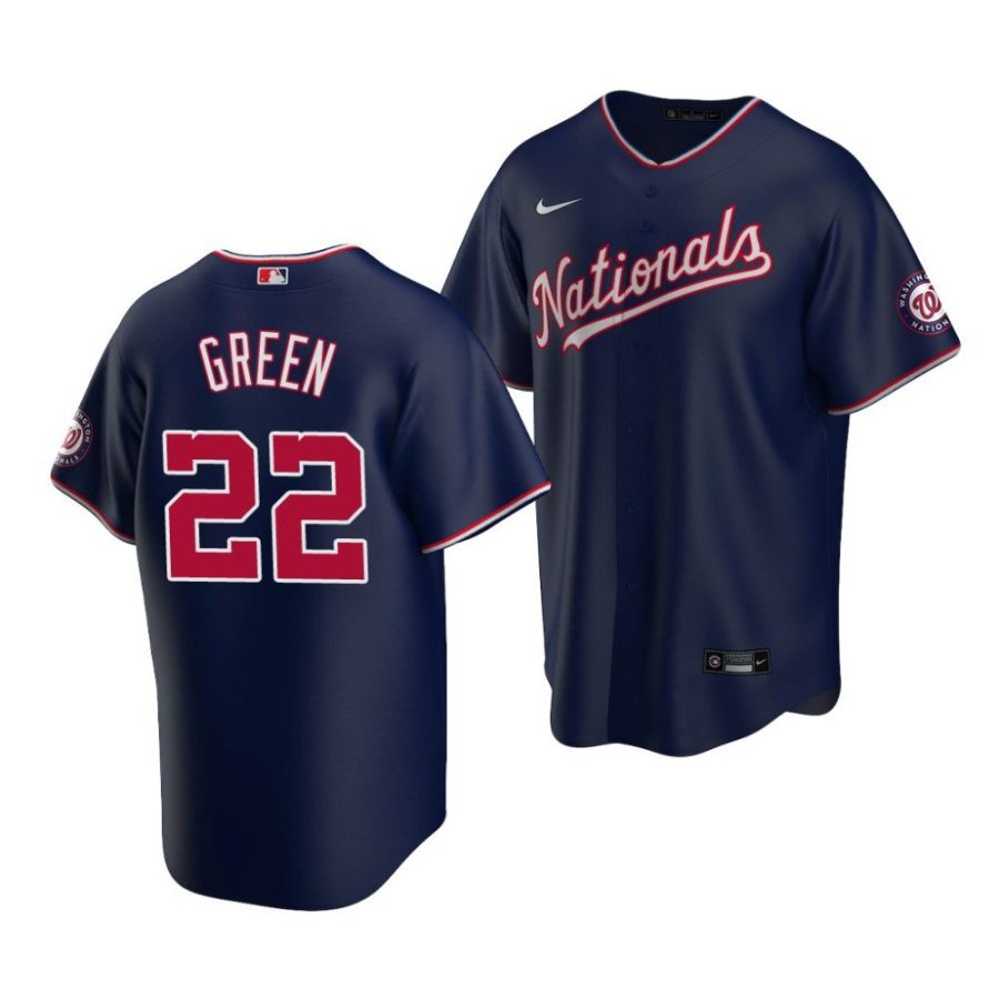 elijah green nationals alternate 2022 mlb draft replica navy jersey scaled