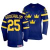 elmer soderblom navy 2022 iihf world championship sweden away jersey scaled