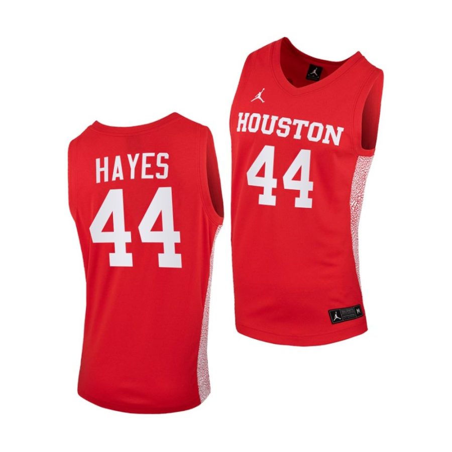 elvin hayes houston cougars retired number college basketballred jersey scaled