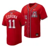 emilio corona red replica baseballfull button arizona wildcats jersey scaled