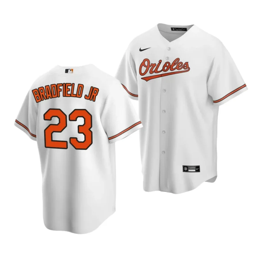 enrique bradfield jr. orioles replica home 2023 mlb draft white jersey scaled