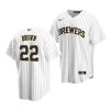 eric brown brewers home 2022 mlb draft replica white jersey scaled