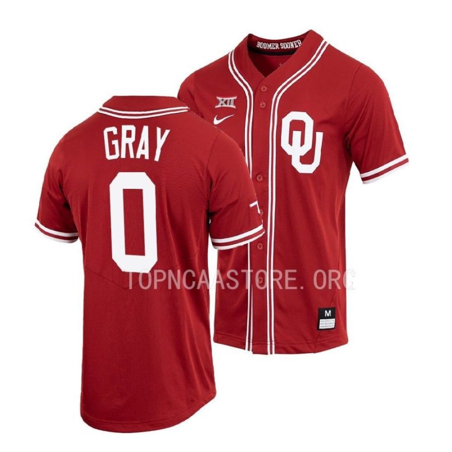 eric gray oklahoma sooners baseball shirt menfull button jersey scaled