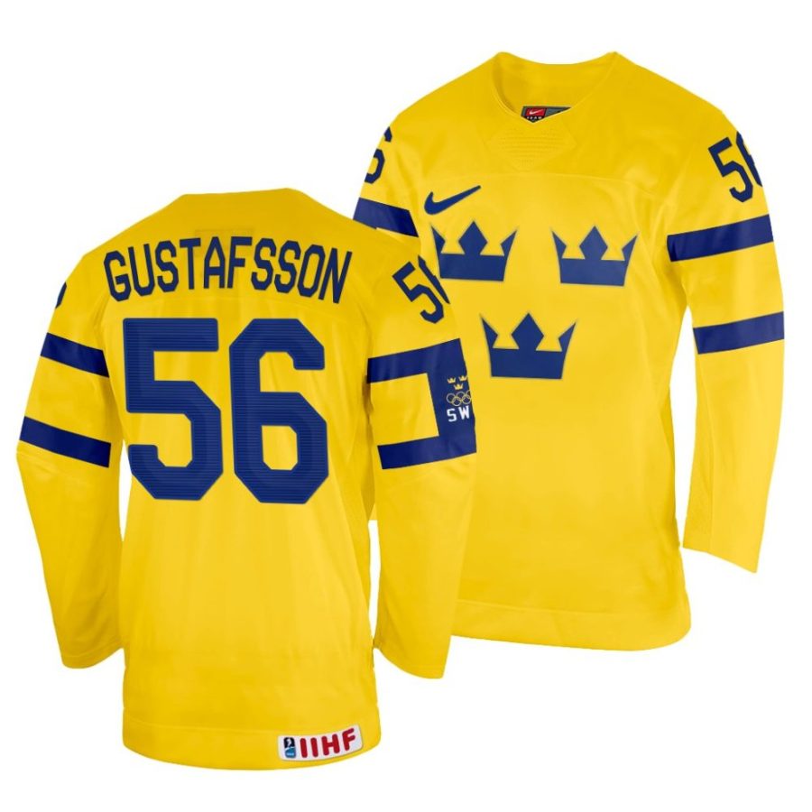 erik gustafsson home 2022 iihf world championship yellow jersey scaled