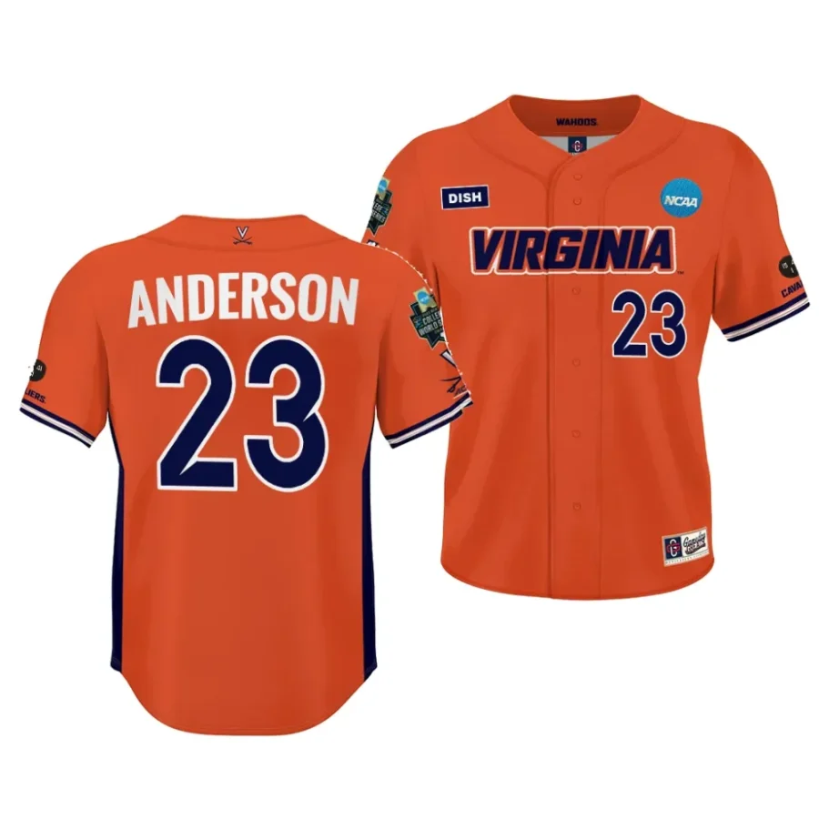 ethan anderson virginia cavaliers 2023 college world series menncaa baseball jersey 0 scaled