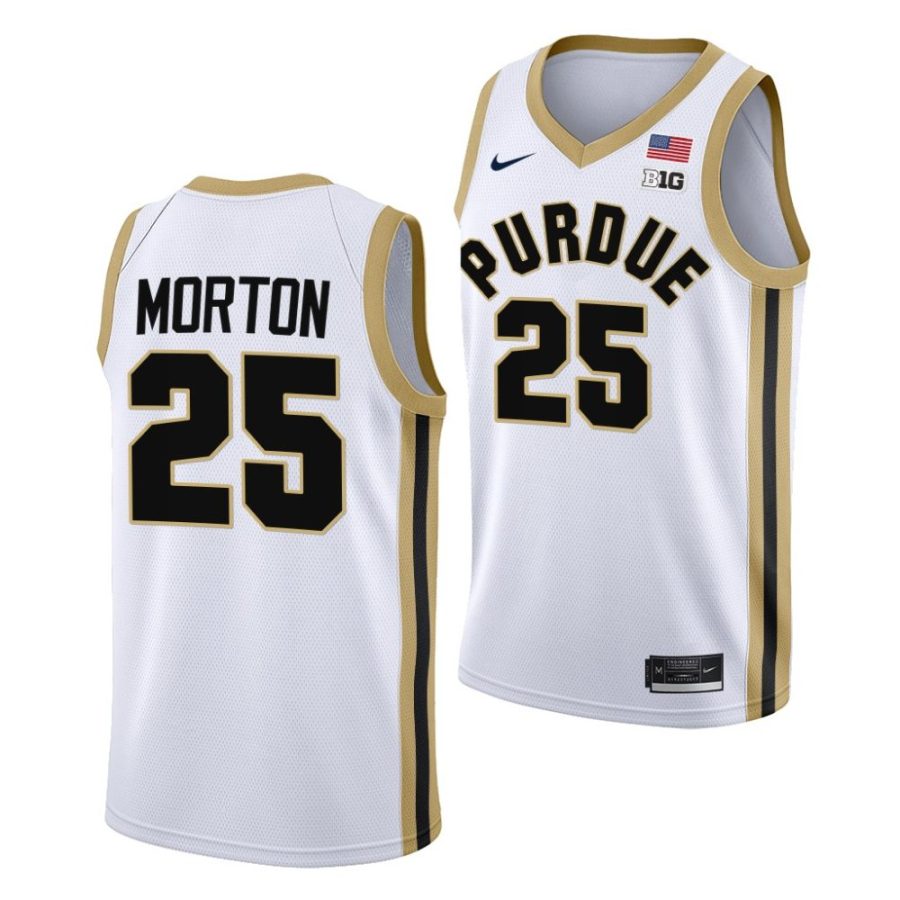 ethan morton purdue boilermakers 2022 23college basketball white jersey scaled