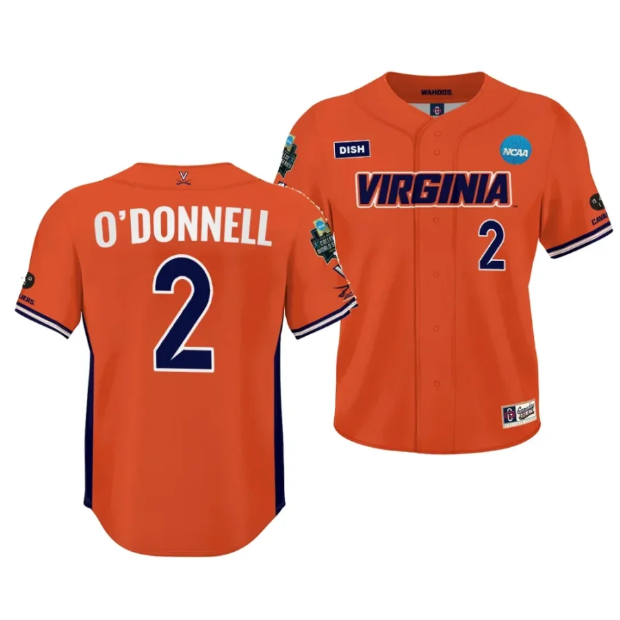 ethan o'donnell virginia cavaliers 2023 college world series menncaa baseball jersey 0 scaled