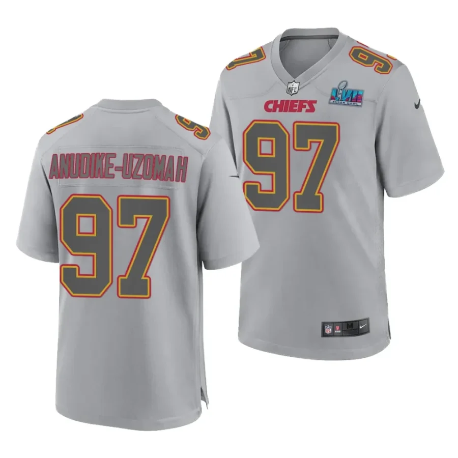 felix anudike uzomah kansas city chiefs 2023 nfl draft atmosphere fashion men gray jersey scaled