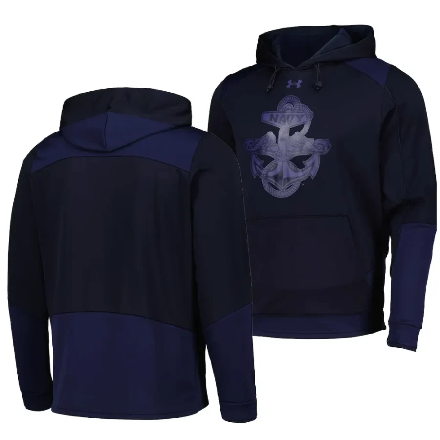 fleece pullover navy silent service navy midshipmen hoodie scaled