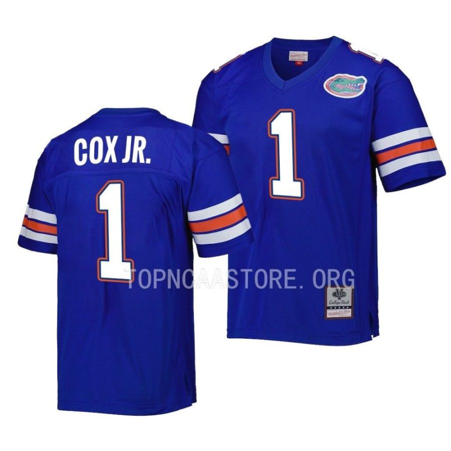 florida gators brenton cox jr. royal legacy football jersey scaled