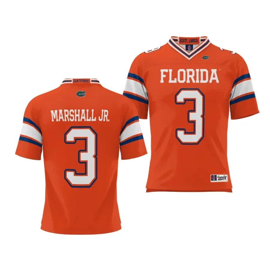 florida gators jason marshall jr. orange nil player youth jersey scaled