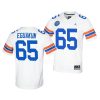 florida gators kingsley eguakun white ring of honor untouchable football jersey scaled