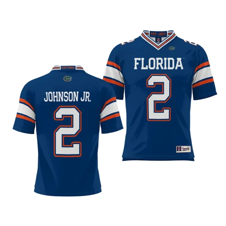 florida gators montrell johnson jr. royal nil player football jersey scaled