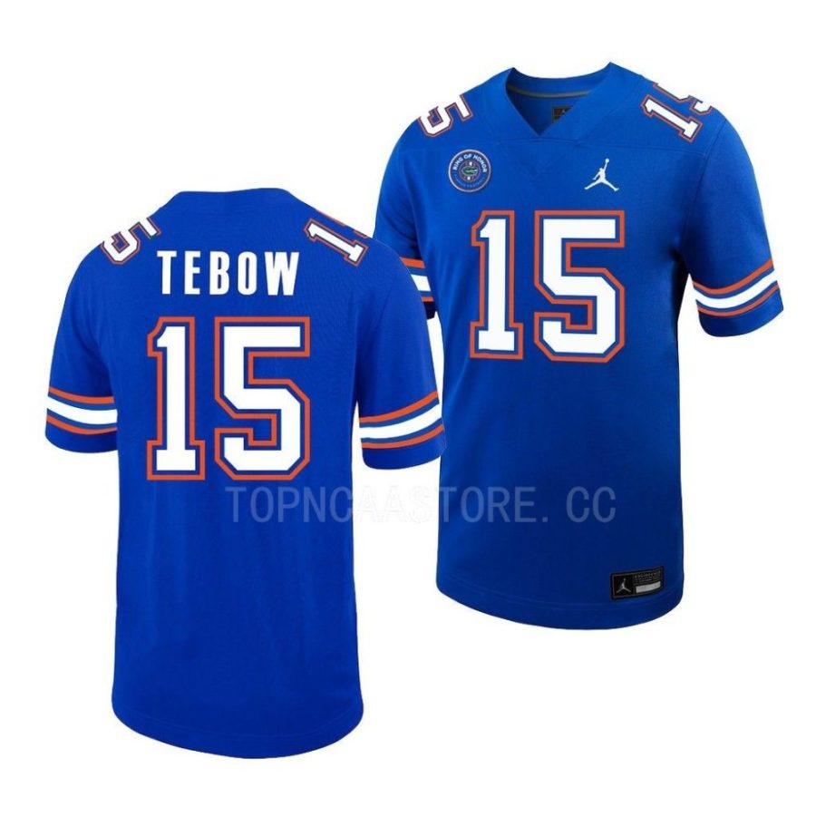 florida gators tim tebow royal ring of honor untouchable replica jersey scaled