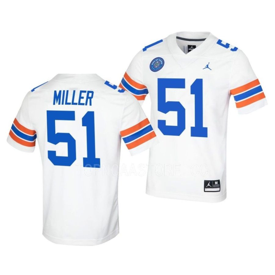 florida gators ventrell miller white ring of honor untouchable football jersey scaled