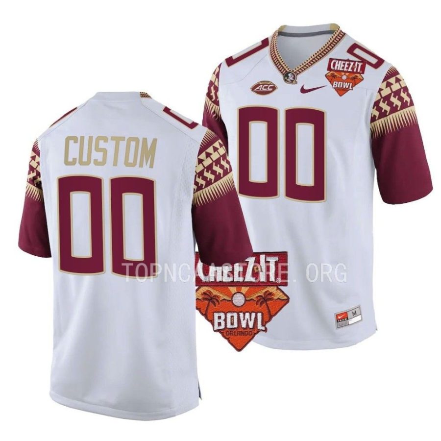 florida state seminoles custom white 2022 cheez it bowl college football jersey scaled