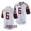 florida state seminoles dennis briggs jr. white 2022 23college football replica jersey scaled