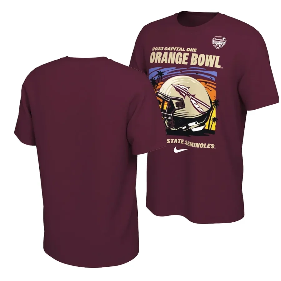 florida state seminoles garnet 2023 orange bowl illustrated men t shirt scaled