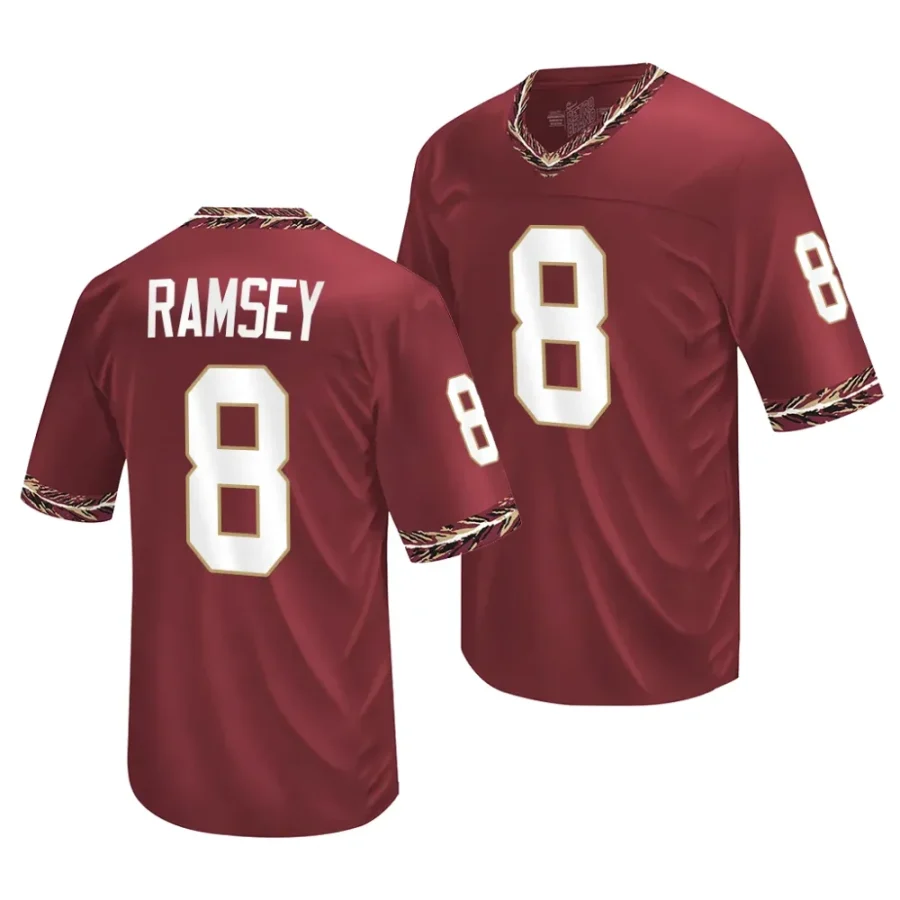 florida state seminoles jalen ramsey garnet college football replica jersey scaled