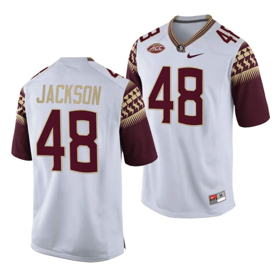 florida state seminoles jarrett jackson white college football jersey scaled