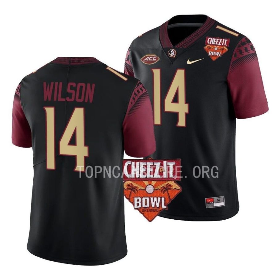 florida state seminoles johnny wilson black 2022 cheez it bowl alternate football jersey scaled