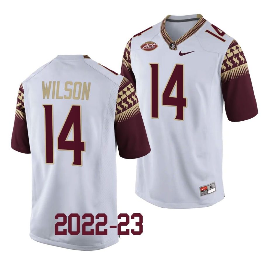 florida state seminoles johnny wilson white 2022 23college football replica jersey scaled