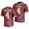 florida state seminoles keon coleman garnet icon print football fashion jersey scaled
