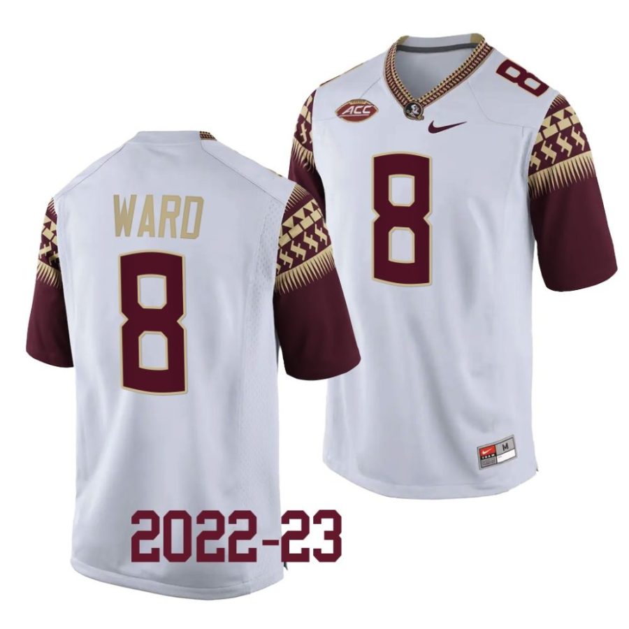 florida state seminoles treshaun ward white 2022 23college football replica jersey scaled